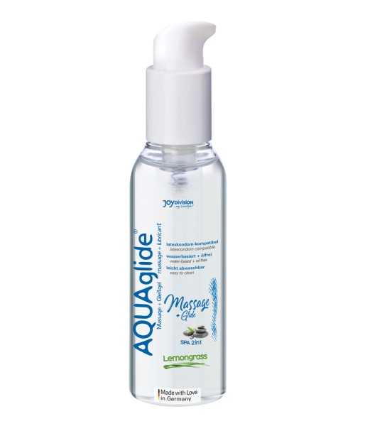 Aquaglide Massage &amp; Gleitgel Lemongrass 200 ml