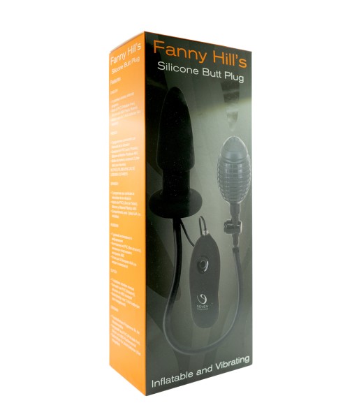 Fanny Hills Butt Plug Aufblasbar &amp; Vibration Silikon