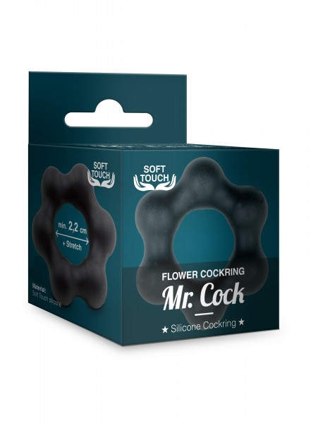 Mr. Cock Silikon Penis Ring Flower Soft Touch
