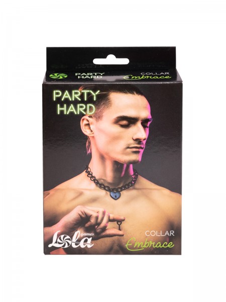 The collar Party Hard Embrace Black