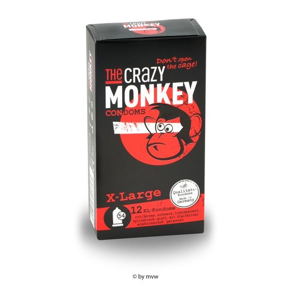 The Crazy Monkey Condoms X-Large 12 stück