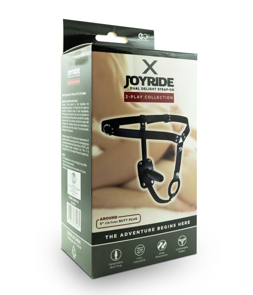 Joyride Dual Delight Strap On Umschnall Analplug ca. 12.7 cm