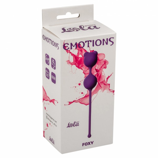Vaginal balls Emotions Foxy Purple