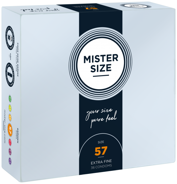 MISTER SIZE - pure feel - 57 mm (36 Kondome)