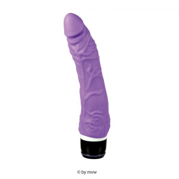 Silicone Classic Vibrator ca. 19cm purple