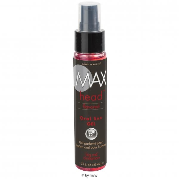 Max 4 Men Max Head Flavored Oral Sex Gel Cinnamon 65 ml NETT