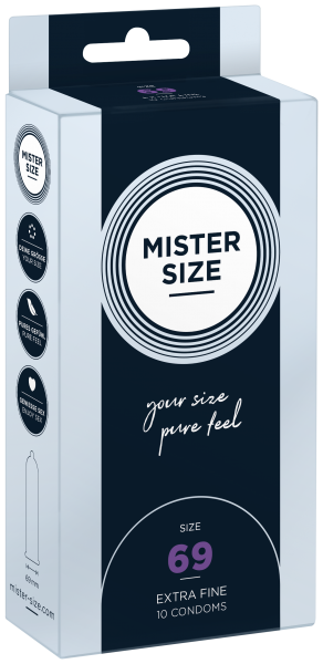 MISTER SIZE - pure feel - 69 mm (10 Kondome)