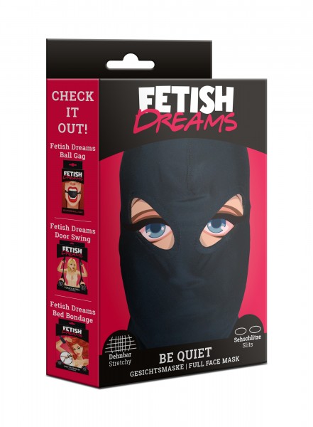 Fetish Dreams Be Quiet Stoff Maske
