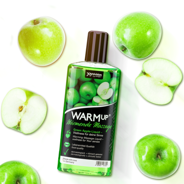 Warm Up Green Apple Massage liquid 150ml