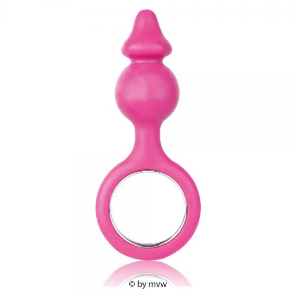 Choke Anal Silicone Butt Plug ca. 9 cm Pink
