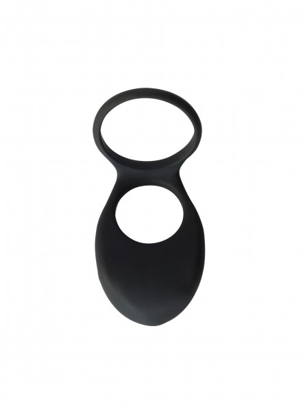 Vibrating Double Cockring Daydream Black
