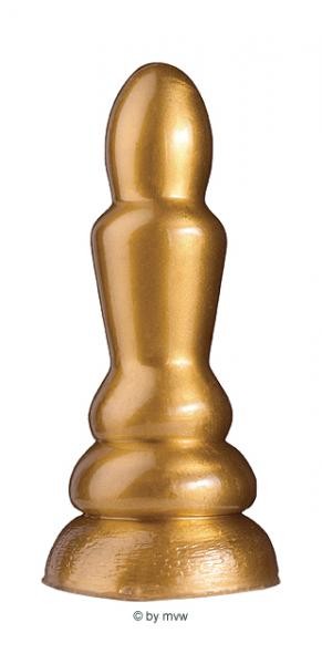 Mighty Anal Butt Plug Metallic Color ca.15.0cm gold