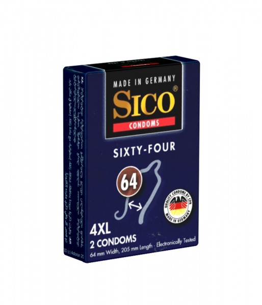 Sico Kondome 64 mm 2 er Packung-Copy