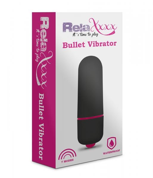 RelaXxxx Mini Bullet Vibrator 7 Vibrationstufen schwarz