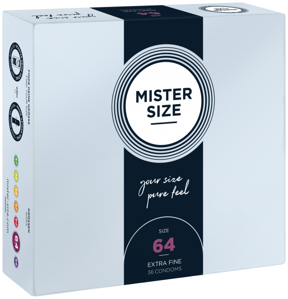 MISTER SIZE - pure feel - 64 mm (36 Kondome)